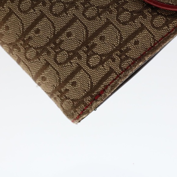 Dior Rasta Saddle Wallet Trotter Monogram Canvas and Leather Print Y2K Galliano - Picture 11 of 12